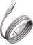 iPad iPhone Android Type-C To Type-C Pd 100W Örgü Tasarımlı Hızlı Şarj Özellikli Data ve Şarj Kablosu 1m 3