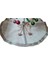 , Yılbaşı Çam Ağacı Altı Örtüsü, Çam Ağacı Ayak Halısı Örtüsü, Krem Renk, Peluş 93 cm 1