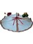 , Yılbaşı Çam Ağacı Altı Örtüsü, Çam Ağacı Ayak Halısı Örtüsü, Beyaz Renk, Peluş 70 cm 2