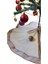 , Yılbaşı Çam Ağacı Altı Örtüsü, Çam Ağacı Ayak Halısı Örtüsü, Krem Renk, Peluş 72 cm 5
