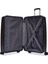 Benetton 2'li Set Büyük ve Kabin Boy %100 Polipropilen Valiz Siyah 14BNT8002 4
