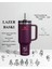 Kişiselleştirilebilir Quencher Pipetli Termos 1,18 L Mor 2