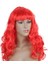 Dalgalı Kırmızı Peruk Saç 1