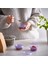 Pruta Plastik Saklama Kabı Seti Lila 70 ml 3 Parça 2