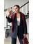 Lacivert Yün Effect Blazer Ceket 5