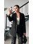Siyah Yün Effect Blazer Ceket 3
