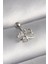 316L Çelik Gümüş Renk Zirkon Taş Detay Kurdele Model Tragus Piercing - TJ-PR1289 1