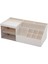 2 Çekmeceli + 12 Bölmeli Plastik Makyaj - Takı Organizer 12X24CM-- Y: 4-6-7-8-9cm (4887) 1