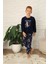 Yeni Stil Sonbahar/kış Erkek Çocuk Uzay Figür Astronot Desen Polar Pijama Takımı 4565 1