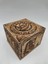 Ahşap Dekoratif Mısır Temalı Gizli Kilitli Kutu 13 cm x 13 cm x 10 cm 6