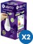 Şarjlı 20W LED Ampul (2'li Paket) 1
