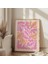 Pastel Pembe ve Şeftali Soyut Botanik Sanat Poster 1