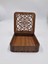 Ahşap Dekoratif Kutu 12 cm x 12 cm x 3 cm No3 3