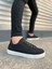 JY122 Mode Bağcıklı Süet Erkek Günlük Sneaker Ayakkabı Sbt - Siyah 1