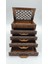 Ahşap Dekoratif Dört Çekmeceli Kutu 19 cm x 15 cm x 16 cm 3