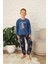 Yeni Stil Sonbahar/kış Erkek Çocuk Uzay Figür Astronot Desen Polar Pijama Takımı 4565 1