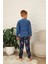 Yeni Stil Sonbahar/kış Erkek Çocuk Uzay Figür Astronot Desen Polar Pijama Takımı 4565 4