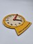 Ahşap Saatleri Öğreniyorum Montessori Eğitici Oyuncak Turuncu Renk 19 cm x 15 cm 6