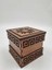 Ahşap Dekoratif Kutu Ceviz Desenli 9 cm x 9 cm x 8 cm 1