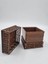 Ahşap Dekoratif Kutu Ceviz Desenli 9 cm x 9 cm x 8 cm 6