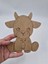 20 Adet Sevimli Keçi Ahşap Boyama Okul Diy Etkinlik Aktivite Sanat 15 cm x 13 cm 2