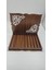 Ahşap Dekoratif Tesbih Kutusu 10 Lu No3 31 cm x 24 cm x 3 cm 1