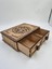 Ahşap Dekoratif Iki Çekmeceli Kutu 20 cm x 12 cm x 8 cm 4