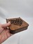 Ahşap Dekoratif Kutu 12 cm x 12 cm x 3 cm No6 2