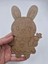 1 Adet Sevimli Tavşan Ahşap Boyama Okul Diy Etkinlik Aktivite Sanat 15 cm x 10 cm 2