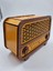 Ahşap Nostaljik Radyo Kumbara Turuncu Ceviz 18 cm x 12 cm x 8 cm 5