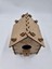 10 Adet Desenli Ahşap Kuş Yuvası Evi Boyanabilir (Etkkinlik Için) 16 cm x 13 cm x 12 cm 5