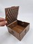 Ahşap Dekoratif Kutu 12 cm x 12 cm x 5,5 cm 1