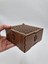 Ahşap Dekoratif Kutu 12 cm x 12 cm x 5,5 cm 5