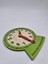 Ahşap Saatleri Öğreniyorum Montessori Eğitici Oyuncak Yeşil Renk 19 cm x 15 cm 2