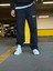 Erkek Siyah Baskılı Ayarlanabilir Paça Oversize Baggy Eşofman 2