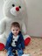 9-12-18-24 Ay Kot Kumaş Kapşonlu Uzun Kol Sweatli Kot Kumaş 3lü Erkek Bebek Takımı Mavi 6