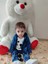 9-12-18-24 Ay Kot Kumaş Kapşonlu Uzun Kol Sweatli Kot Kumaş 3lü Erkek Bebek Takımı Mavi 7