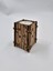 Ahşap Dekoratif Mumluk Tealight Mum Uyumlu 8 cm x 6 Xm 1