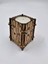 Ahşap Dekoratif Mumluk Tealight Mum Uyumlu 8 cm x 6 Xm 3