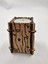 Ahşap Dekoratif Mumluk Tealight Mum Uyumlu 8 cm x 6 Xm 5