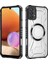 Case For Samsung Galaxy A32 4g Için Manyetik Halkalı Şeffaf Akrilik Darbeye Dayanıklı Koruyucu Kılıf-Siyah (Yurt Dışından) 1
