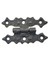 Antika Tarz Dekoratif Pirinç Yıldız Menteşe - 63X36 Mm, Oksit 1
