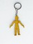 3D Baskı Sarı Figür Anahtarlık – Esnek Mini Karakter Tasarımı 1
