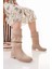 Plod Bej Süet Çizme 1