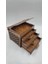 Ahşap Dekoratif Üç Çekmeceli Kutu 19 cm x 15 cm x 14 cm 4