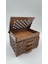 Ahşap Dekoratif Üç Çekmeceli Kutu 19 cm x 15 cm x 14 cm 5