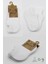 2'li Sneakers Kaymaz Basic Penye Çorap BS20103 Beyaz Beyaz 5
