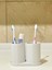 Modern Banyo Düzenleyici V4 - Diş Fırçalık Seti - Ikili Set - Beyaz - 10CM 1