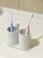 Modern Banyo Düzenleyici V4 - Diş Fırçalık Seti - Ikili Set - Beyaz - 10CM 3