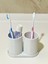 Modern Banyo Düzenleyici V4 - Diş Fırçalık Seti - Ikili Set - Beyaz - 10CM 4